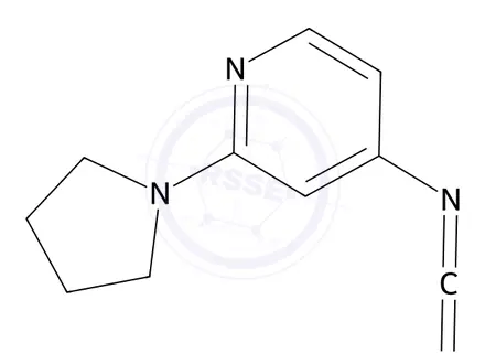 Chemical structure of 4-Isocyanato-2-pyrrolidin-1-ylpyridine
