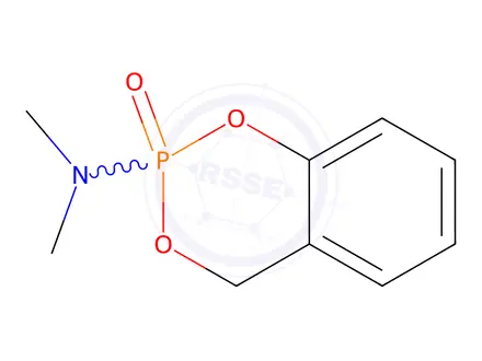Chemical structure of 2-(dimethylamino)-4H-benzo[d][1,3,2]dioxaphosphinine 2-oxide