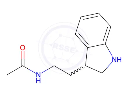 Chemical structure of N-(2-(Indolin-3-yl)ethyl)acetamide