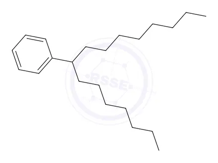 Chemical structure of 1-Heptylnonylbenzene