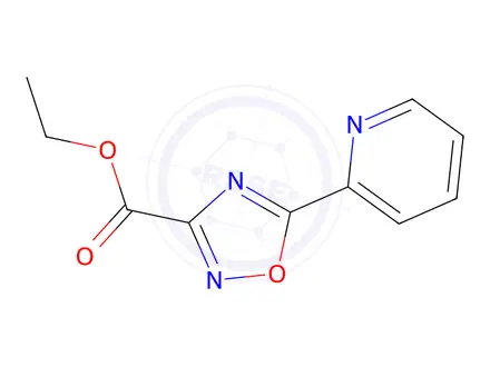 Chemical structure of Ethyl 5-(pyridin-2-yl)-1,2,4-oxadiazole-3-carboxylate