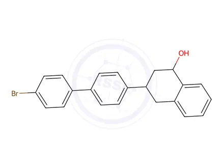 Chemical structure of Brodifacoum Impurity 1