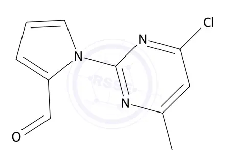 Chemical structure of 1-(4-Chloro-6-methylpyrimidin-2-yl)-1H-pyrrole-2-carbaldehyde