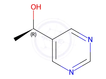Chemical structure of 5-Pyrimidinemethanol, alpha-methyl-, (R)-(9CI)