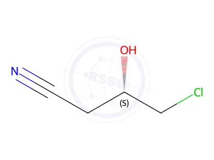 Chemical structure of (3S)-4-Chloro-3-hydroxybutyronitrile