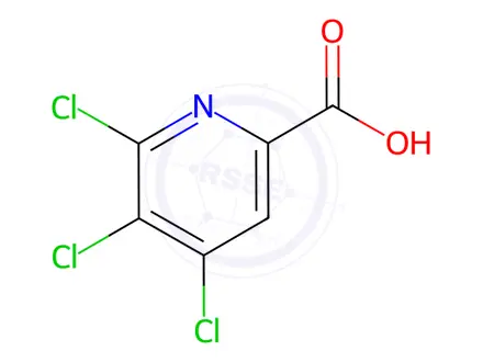Chemical structure of 4,5,6-Trichloropicolinic Acid