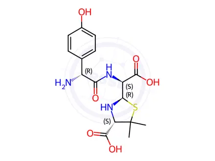 Chemical structure of Amoxicillin EP Impurity D1-2