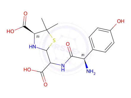 Chemical structure of Amoxicillin Impurity D