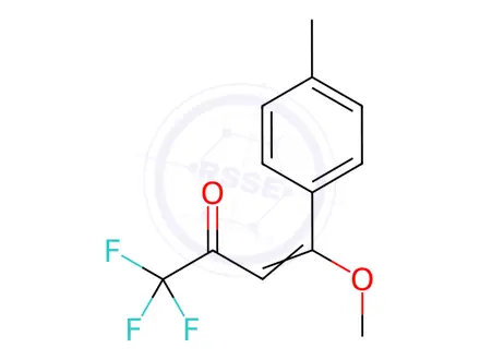 Chemical structure of 1,1,1-Trifluoro-4-methoxy-4-(4-methylphenyl)-3-buten-2-one