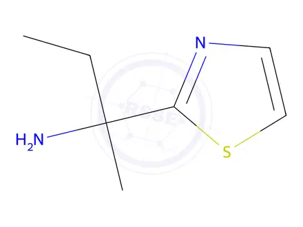 Chemical structure of 2-(1,3-Thiazol-2-yl)butan-2-amine