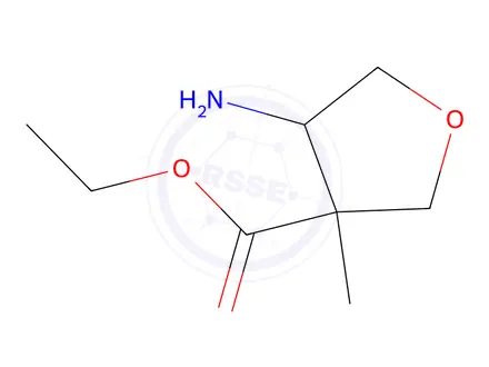 Chemical structure of Ethyl 4-amino-3-methyloxolane-3-carboxylate