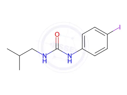 Chemical structure of 1-(4-Iodophenyl)-3-isobutylurea