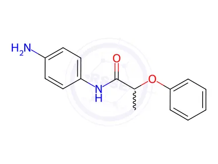 Chemical structure of N-(4-Aminophenyl)-2-phenoxypropanamide