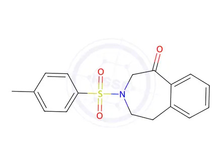 Chemical structure of 2,3,4,5-Tetrahydro-3-[(4-methylphenyl)sulfonyl]-1H-3-benzazepin-1-one