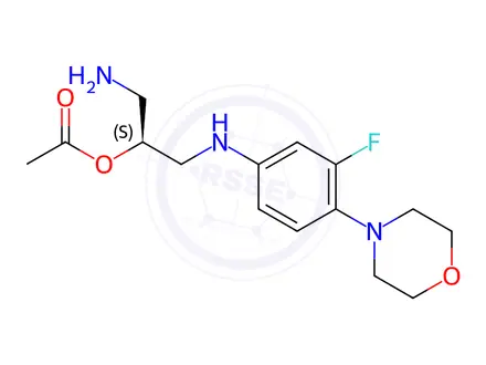 Chemical structure of Linezolid Impurity 7 HCl