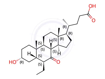 Chemical structure of Obeticholic Acid Impurity D