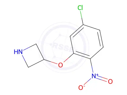 Chemical structure of 3-(5-Chloro-2-nitrophenoxy)azetidine