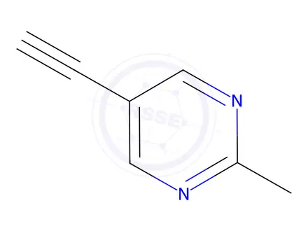 Chemical structure of 5-ethynyl-2-methyl-pyrimidine