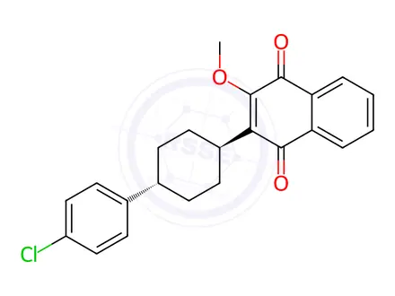 Chemical structure of Atovaquone-Impurity D