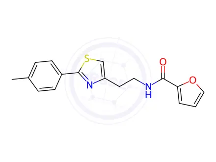Chemical structure of N-(2-(2-(p-Tolyl)thiazol-4-yl)ethyl)furan-2-carboxamide