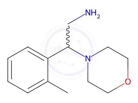 Chemical structure of 2-Morpholin-4-yl-2-o-tolyl-ethylamine
