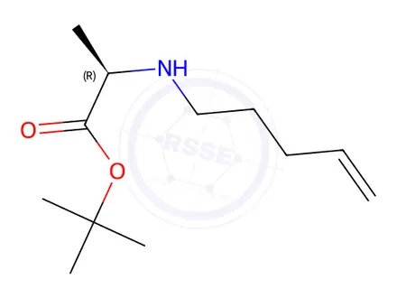 Chemical structure of α-Me-D-Gly(Pentenyl)-OtBu p-Nitrobenzoate