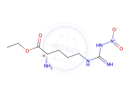 Chemical structure of (S)-ethyl 2-amino-5-(3-nitroguanidino)pentanoate