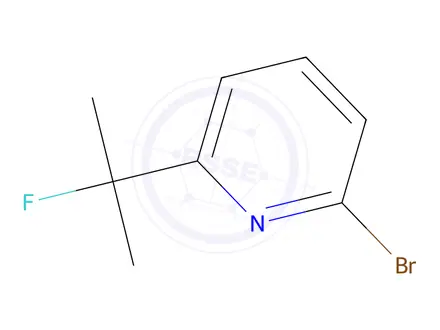 Chemical structure of 2-Bromo-6-(2-fluoropropan-2-yl)pyridine