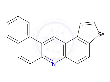 Chemical structure of Benzo[a]selenopheno[2,3-j]acridine