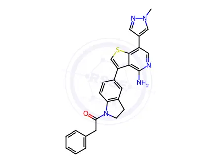 Chemical structure of GSK2593074A