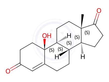 Chemical structure of 10β-Hydroxyestr-4-ene-3,17-dione