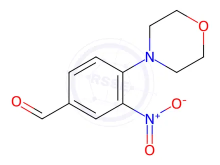 Chemical structure of 4-Morpholino-3-nitrobenzenecarbaldehyde
