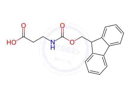 Chemical structure of Fmoc-beta-Ala-OH