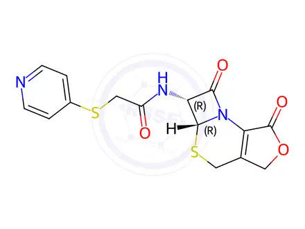 Chemical structure of Cefapirin Impurity 2 (Cefapirin EP Impurity A)
