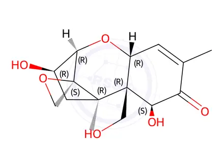 Chemical structure of Deoxynivalenol-D1