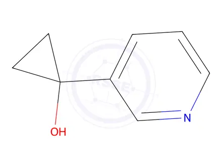Chemical structure of 1-(Pyridin-3-yl)cyclopropan-1-ol