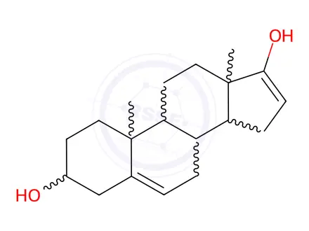 Chemical structure of Prasterone Triflate