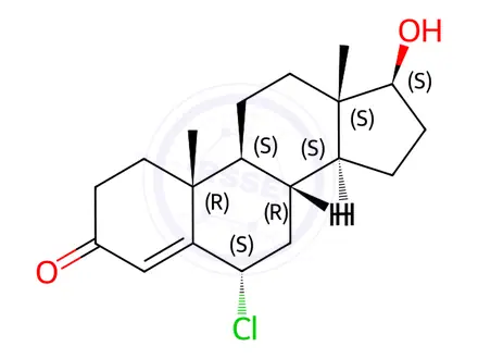 Chemical structure of Testosterone Impurity 173