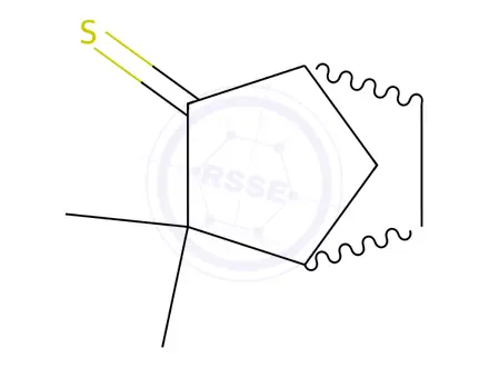 Chemical structure of 3,3-Dimethylbicyclo[2.2.1]heptane-2-thione