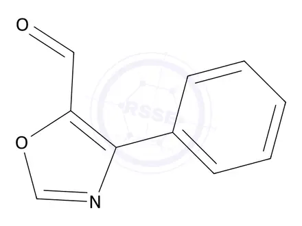 Chemical structure of 4-Phenyloxazole-5-carbaldehyde