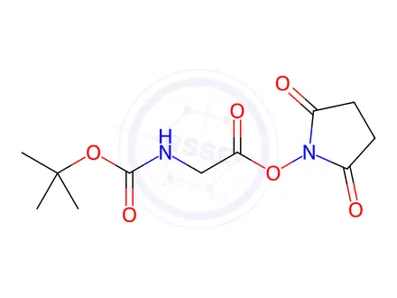 Chemical structure of Boc-Gly-OSu
