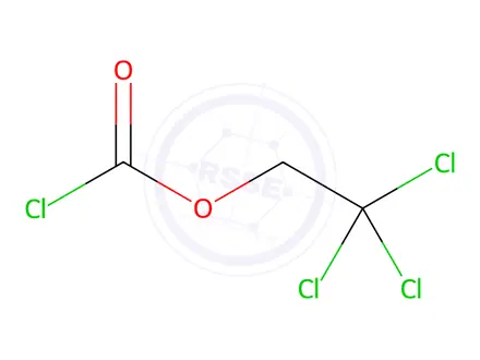 Chemical structure of 2,2,2-Trichloroethyl Chloroformate