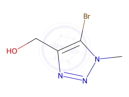 Chemical structure of (5-bromo-1-methyl-triazol-4-yl)methanol
