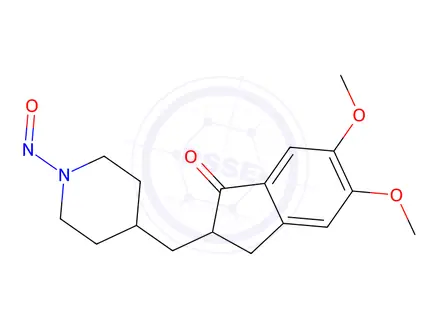 Chemical structure of N-Nitroso Donepezil EP Impurity A