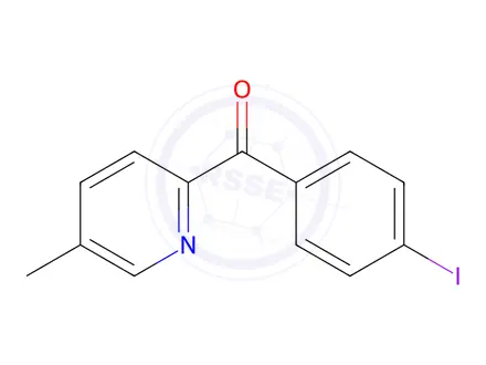 Chemical structure of (4-Iodophenyl)(5-methylpyridin-2-yl)methanone