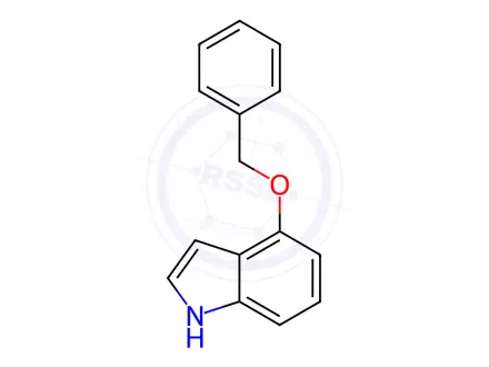 Chemical structure of 4-Benzyloxyindole