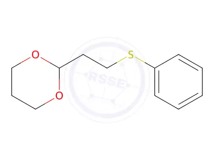 Chemical structure of 2-(2-(Phenylthio)ethyl)-1,3-dioxane
