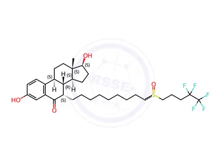 Chemical structure of Fulvestrant EP Impurity F