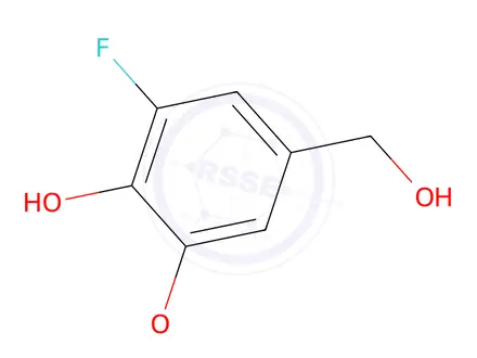 Chemical structure of 2-Fluoro-4-(hydroxymethyl)-6-methoxyphenol