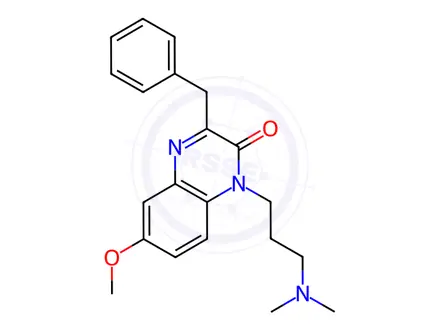 Chemical structure of Caroverine Impurity 3